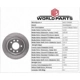 Purchase Top-Quality Rotor de frein à disque arrière par WORLDPARTS - WS1-154185 pa10