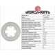 Purchase Top-Quality Rear Disc Brake Rotor by WORLDPARTS - WS1-154249 pa7