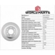 Purchase Top-Quality Rotor de frein à disque arrière par WORLDPARTS - WS1-155073 pa13