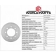 Purchase Top-Quality Rotor de frein à disque arrière par WORLDPARTS - WS1-155194 pa13