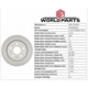 Purchase Top-Quality WORLDPARTS - WS1-155241 - Rear Disc Brake Rotor pa7