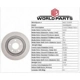 Purchase Top-Quality WORLDPARTS - WS1-231655 - Rear Disc Brake Rotor pa15