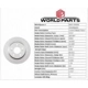 Purchase Top-Quality Rear Disc Brake Rotor by WORLDPARTS - WS1-330231 pa7