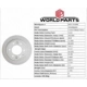 Purchase Top-Quality Rear Disc Brake Rotor by WORLDPARTS - WS1-331430 pa10