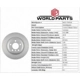 Purchase Top-Quality Rotor de frein à disque arrière par WORLDPARTS - WS1-734314 pa13