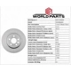 Purchase Top-Quality Rotor de frein à disque arrière par WORLDPARTS - WS1-834369 pa13