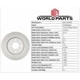 Purchase Top-Quality Rear Disc Brake Rotor by WORLDPARTS - WS1-853104 pa7