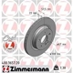 Purchase Top-Quality Rear Disc Brake Rotor (Pack of 2) by ZIMMERMANN - 400.3657.20 pa3