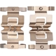 Purchase Top-Quality DYNAMIC FRICTION COMPANY - 340-02023 - Rear Disc Hardware Kit pa1
