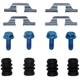 Purchase Top-Quality Rear Disc Hardware Kit by DYNAMIC FRICTION COMPANY - 340-74011 pa2