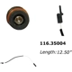 Purchase Top-Quality Rear Disc Pad Sensor Wire by CENTRIC PARTS - 116.35004 pa16