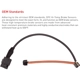 Purchase Top-Quality DYNAMIC FRICTION COMPANY - 341-74004 - Rear Disc Pad Sensor Wire pa1