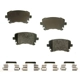 Purchase Top-Quality AGNA BRAKES - PLD1018CM - Rear Disc Brake Pad Set pa1