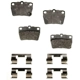 Purchase Top-Quality AGNA BRAKES - PLD1051CM - Rear Disc Brake Pad Set pa1