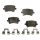 Purchase Top-Quality AGNA BRAKES - PLD1108CM - Rear Disc Brake Pad Set pa1