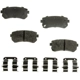 Purchase Top-Quality AGNA BRAKES - PLD1157CM - Rear Disc Brake Pad Set pa1