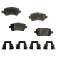 Purchase Top-Quality AGNA BRAKES - PLD1362CM - Rear Disc Brake Pad Set pa1