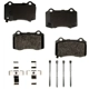 Purchase Top-Quality AGNA BRAKES - PLD1428CM - Rear Disc Brake Pad Set pa1