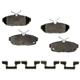 Purchase Top-Quality AGNA BRAKES - PLD1562CM - Rear Disc Brake Pad Set pa1