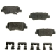 Purchase Top-Quality AGNA BRAKES - PLD1594CM - Rear Disc Brake Pad Set pa1