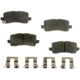 Purchase Top-Quality AGNA BRAKES - PLD1698CM - Rear Disc Brake Pad Set pa1