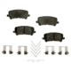 Purchase Top-Quality AGNA BRAKES - PLD1724CM - Rear Disc Brake Pad Set pa1