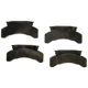 Purchase Top-Quality AGNA BRAKES - PLD224CMF - Rear Disc Brake Pad Set pa1