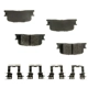 Purchase Top-Quality AGNA BRAKES - PLD885CM - Rear Disc Brake Pad Set pa1