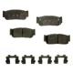 Purchase Top-Quality AGNA BRAKES - PLD954CM - Rear Disc Brake Pad Set pa1