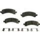 Purchase Top-Quality AGNA BRAKES - PLD974ACMF - Rear Disc Brake Pad Set pa1