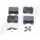 Purchase Top-Quality Rear Disc Pads by AGNA BRAKES - PLD709CM pa2