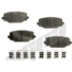 Purchase Top-Quality Rear Disc Pads by AGNA BRAKES - PXD1596 pa1