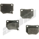 Purchase Top-Quality Rear Disc Pads by AGNA BRAKES - PXD461 pa1