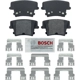 Purchase Top-Quality Rear Disc Pads by BOSCH - BE1057H pa4