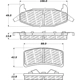 Purchase Top-Quality Rear Disc Pads by CENTRIC PARTS - 500.03770 pa2