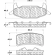 Purchase Top-Quality Rear Disc Pads by CENTRIC PARTS - 500.03770 pa7