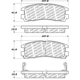 Purchase Top-Quality Rear Disc Pads by CENTRIC PARTS - 500.03830 pa1