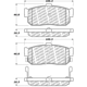 Purchase Top-Quality Rear Disc Pads by CENTRIC PARTS - 500.05400 pa3