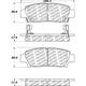 Purchase Top-Quality CENTRIC PARTS - 500.06720 - Rear Disc Brake Pad Set pa1