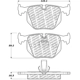 Purchase Top-Quality Rear Disc Pads by CENTRIC PARTS - 500.06830 pa3