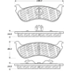 Purchase Top-Quality Plaquettes de freins arrière by CENTRIC PARTS - 500.08810 pa1