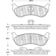 Purchase Top-Quality Plaquettes de freins arrière by CENTRIC PARTS - 500.08810 pa9