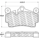 Purchase Top-Quality Rear Disc Pads by CENTRIC PARTS - 500.09780 pa1