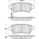 Purchase Top-Quality Rear Disc Pads by CENTRIC PARTS - 500.11010 pa10