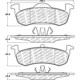 Purchase Top-Quality Rear Disc Pads by CENTRIC PARTS - 500.12790 pa1