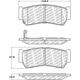 Purchase Top-Quality Rear Disc Pads by CENTRIC PARTS - 500.12970 pa2