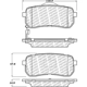 Purchase Top-Quality Plaquettes de freins arrière par CENTRIC PARTS - 500.13020 pa3