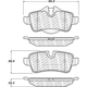 Purchase Top-Quality Rear Disc Pads by CENTRIC PARTS - 500.13090 pa3