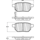 Purchase Top-Quality Rear Disc Pads by CENTRIC PARTS - 500.13540 pa7