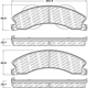 Purchase Top-Quality Rear Disc Pads by CENTRIC PARTS - 500.14110 pa2